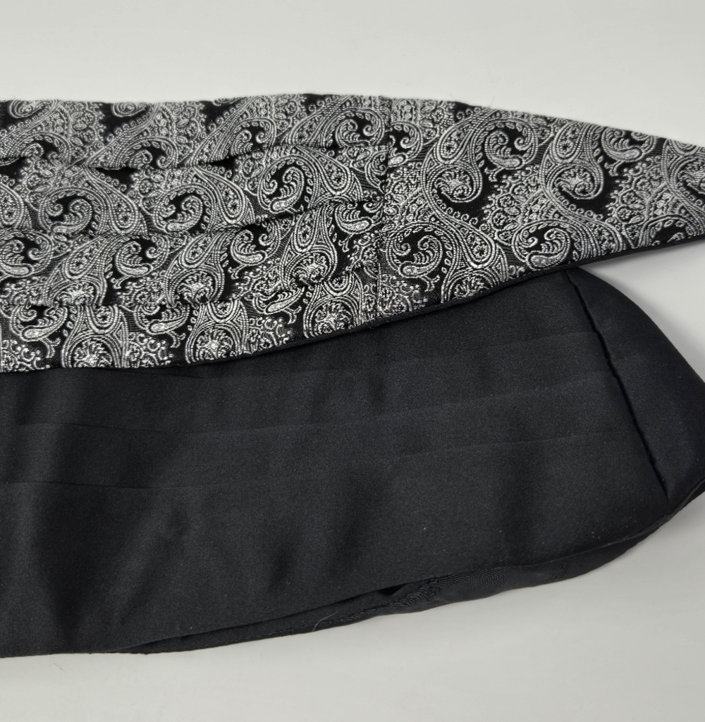 Robert Talbott Protocol Two Cummerbund Bundle Sol… - image 3